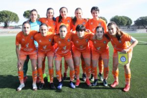 Selección Valenciana femenina sub17 en el último CNSA jugado en Madrid
